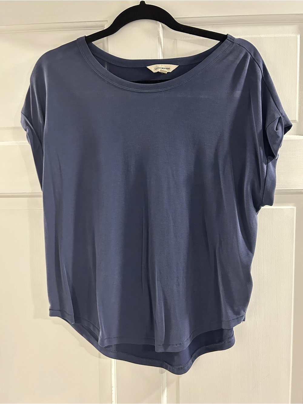 Lucky Brand Short Sleeve Tee in Slate Blue